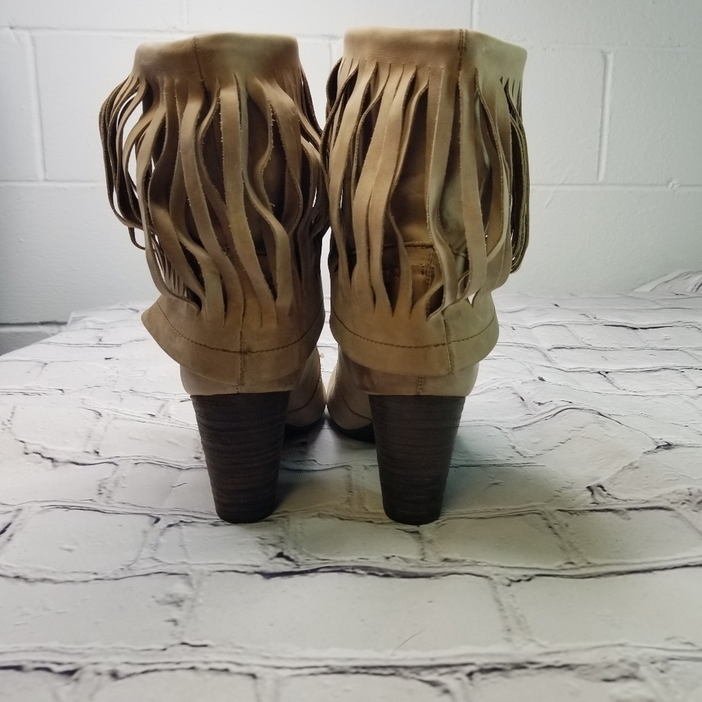 Born Banbury fringe moc mid calf boots - Picture 5 of 16